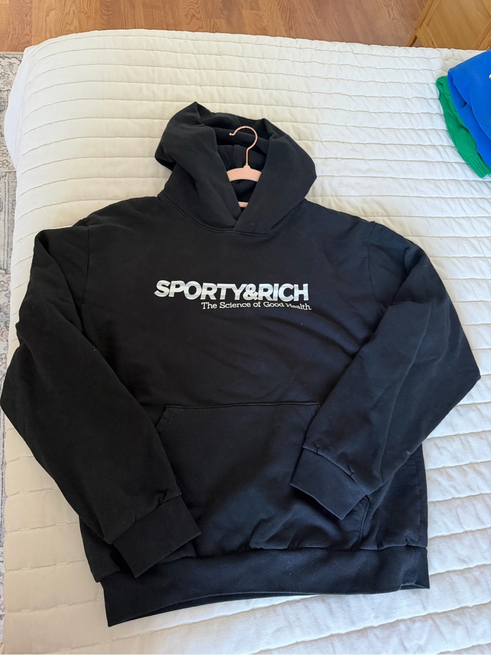 Sporty & Rich Black Hoodie